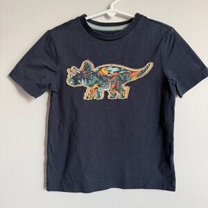 C&C California Navy Triceratops Kids T-Shirt Size 4